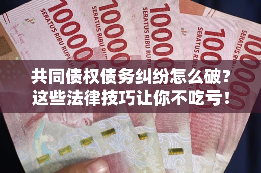 济南共同债权债务纠纷怎么破？这些法律技巧让你不吃亏！