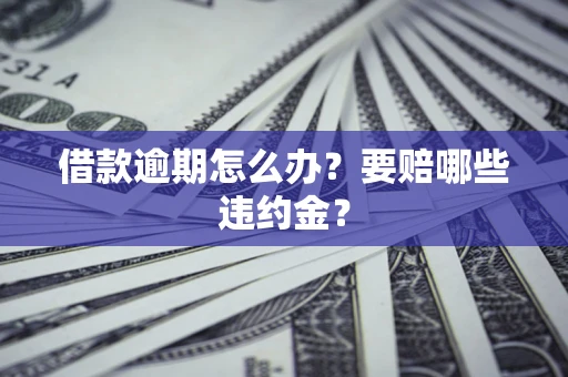 济南借款逾期怎么办？要赔哪些违约金？