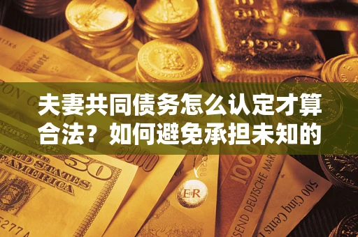 济南夫妻共同债务怎么认定才算合法？如何避免承担未知的债务风险？