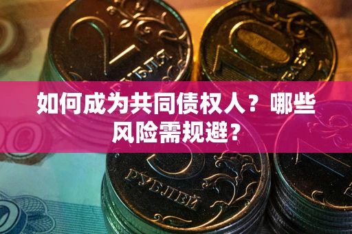 济南如何成为共同债权人？哪些风险需规避？